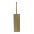 Arcisan Square Toilet Brush Holder - Brushed Brass PVD