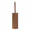 Arcisan Square Toilet Brush Holder - Brushed Rose Gold PVD