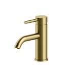 Axus Pin Lever Basin Mixer Brushed Brass PVD