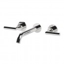 Axus Lever wall mount basin set - 220mm spout