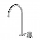 Axus Pin 2-hole Basin mixer with extended height spout 