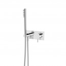 Axus Pin shower mixer and handshower with plate