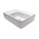 Eneo 600 x 425 Wall Hung Basin - Right hand bowl