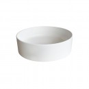 Xoni 400 Thin Round Above Counter Basin - Matte White