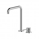 Axus Pin Basin Mixer with Extended Height Squareline Spout