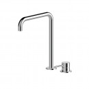 Axus Pin sink mixer with swivel squareline spout 