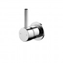 Axus Pin shower or bath mixer - lever up - 60mm cover plate