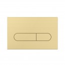 Eneo Flush Button - Brushed Brass