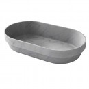 Kibo Stone 580 x 350mm semi inset basin - Carrera Marble