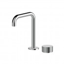 Vierra Basin mixer with fixed squareline spout