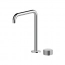 Vierra Basin mixer with extended height squareline spout