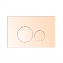 Venn Dual Flush Panel - Rose Gold