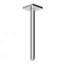 Zucchetti ceiling mounted shower arm - 300mm - square cover plate