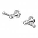 Agorà Classic Wall Mounted Chrome Lever Set