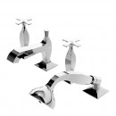 Zucchetti Bellagio Hob Mount Bath Tap Set