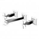 Zucchetti Bellagio Wall Mount Basin Tap Set