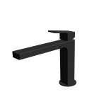 Zucchetti Jingle Basin Mixer With Extended Spout - Matte Black