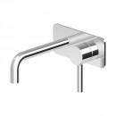 Zucchetti Pan wall tap Mixer With Plate 175mm Spout