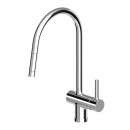Zucchetti Pan Sink Mixer With Pull Out Nozzle
