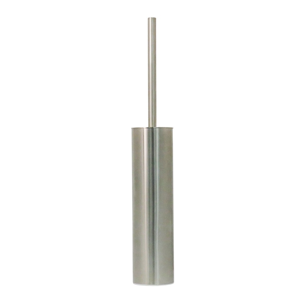 Brushed nickel online toilet brush