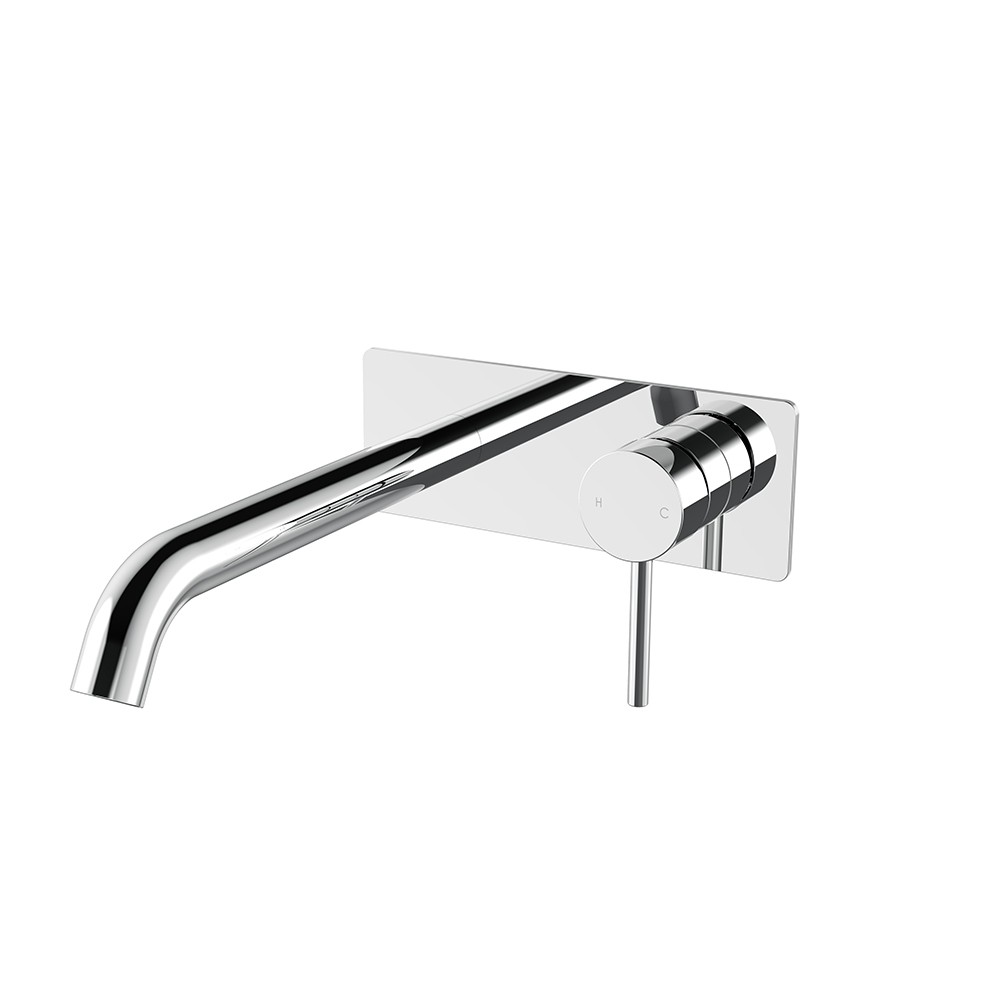 Axus Pin Lever Wall Mount Basin Mixer Streamline Products