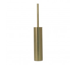 Arcisan Round Toilet Brush Holder - Brushed Brass PVD