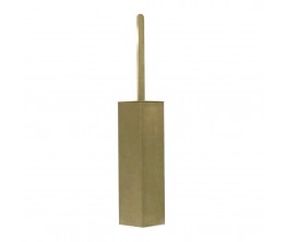 Arcisan Square Toilet Brush Holder - Brushed Brass PVD