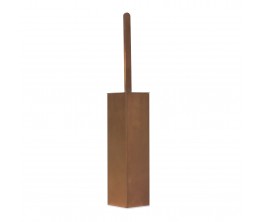 Arcisan Square Toilet Brush Holder - Brushed Rose Gold PVD