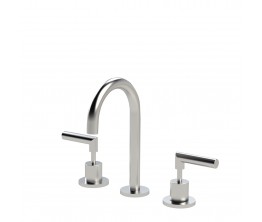 Axus Lever basin set - Brushed Nickel PVD