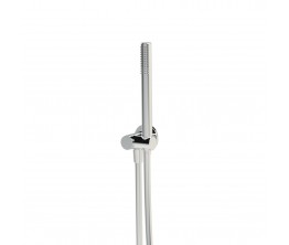 Axus tubular handshower on swivel wall bracked