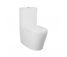 Axus Rimless Dual Inlet Toilet Suite Wrap Seat