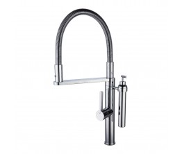 Eneo Sink Mixer With 2 Jet Nozzle And Soap Dispenser