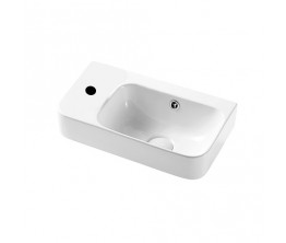 Eneo 450 x 260 Wall Hung Basin - Right hand bowl