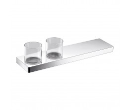 Eneo Shelf With Double Glass holder 40cm