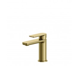 Kibo Basin mixer Brushed Brass