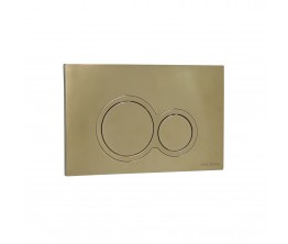 Kibo Flush Buttons_Brushed Brass
