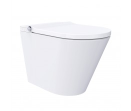 Neion Plus wall faced intelligent toilet with remote and Arcisan concealed cistern
