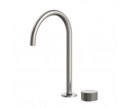 Vierra Basin mixer with Extended Height Spout - Brushed Nickel PVD
