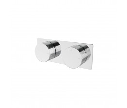 Vierra Shower mixer and 3-way diverter with plate