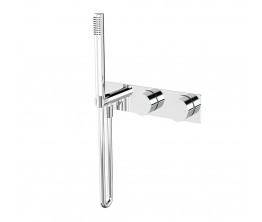 Venn Handshower, mixer and 3-way diverter set with plate