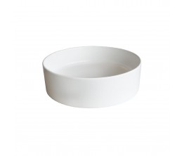 Xoni 400 Thin Round Above Counter Basin - Matte White