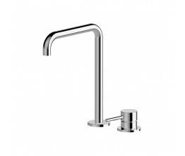 Axus Pin Basin Mixer with Extended Height Squareline Spout