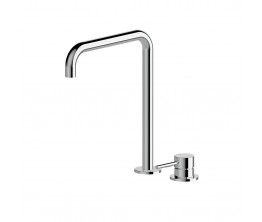Axus Pin sink mixer with swivel squareline spout 