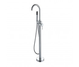 Axus Pin Lever Freestanding Bath Mixer with Handshower