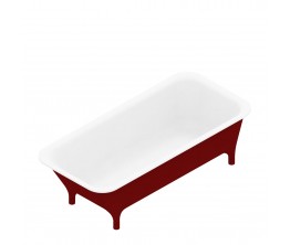 Morphing 1800 Red Freestanding Bath