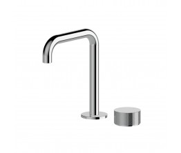 Vierra Basin mixer with fixed squareline spout