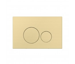 Venn Dual Flush Panel - Brushed Brass