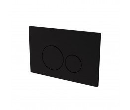 Venn Dual Flush Panel - Matte Black