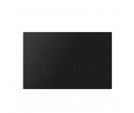 Venn Dual Flush Panel - Matte Black