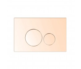 Venn Dual Flush Panel - Rose Gold